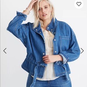Madewell denim southlake military jacket
